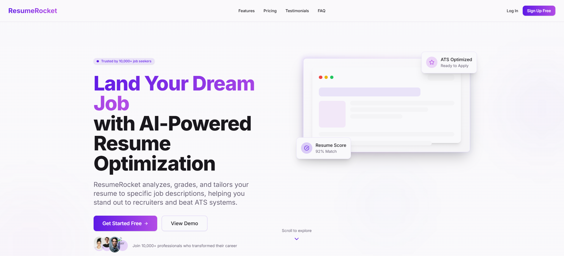 Resume Rocket App